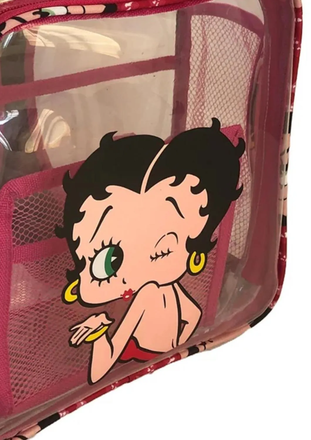 Women's Clear Backpack In Pink