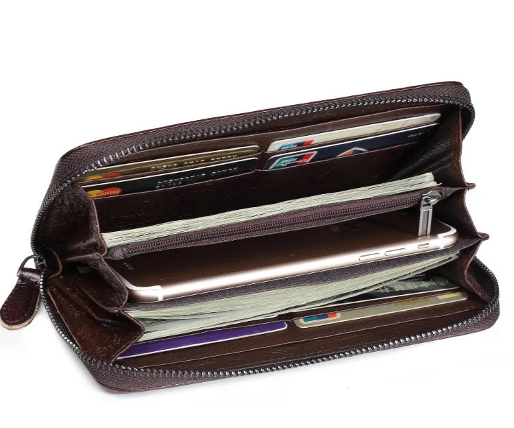 Womens Hummingbird Coffee Leather Wristlet Wallet Floral Ladies Zipper Clutch Wallet Zip Around Wallet for Women