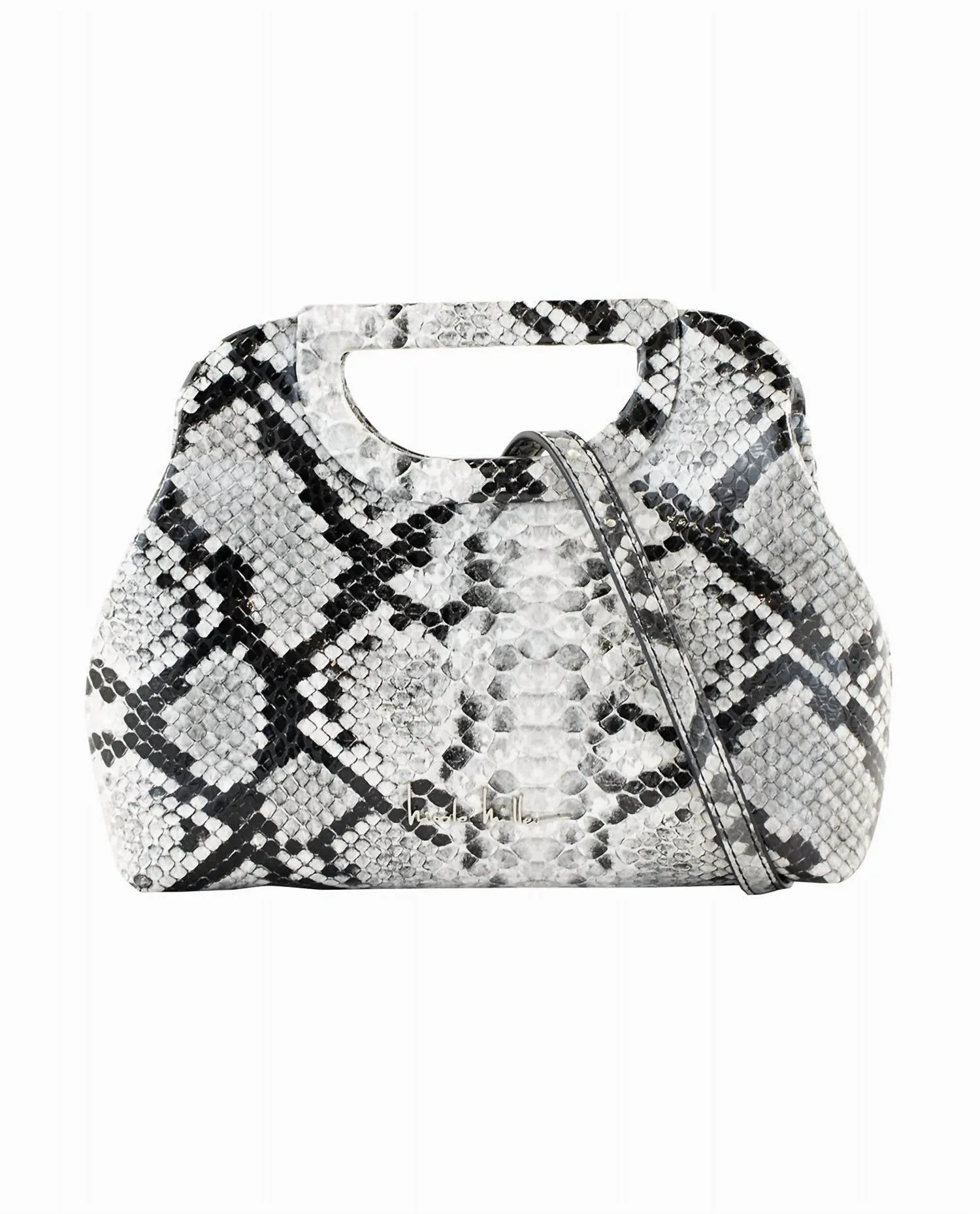Women's Integrated Handle Clutch In Nm Grey