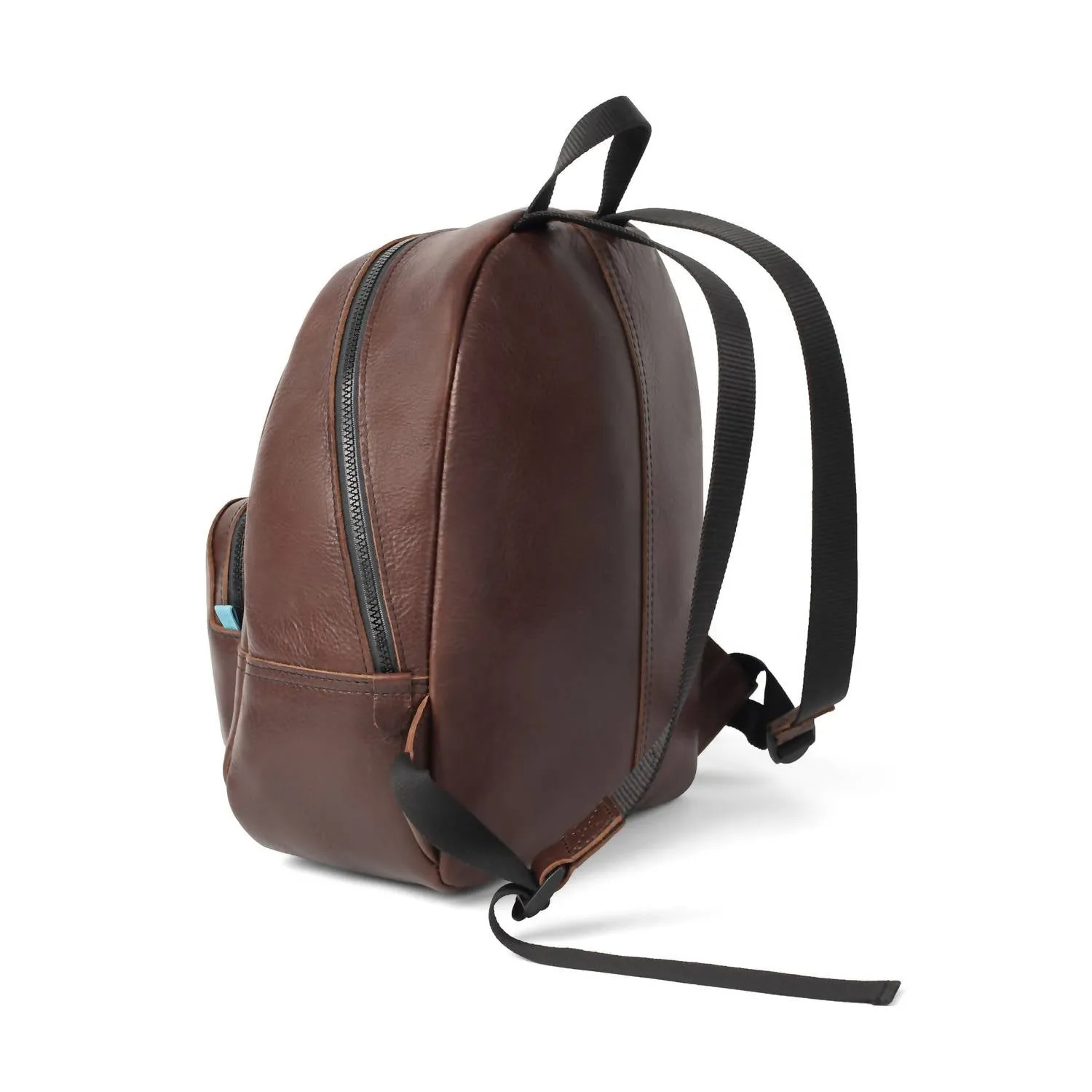 Women's Leather Backpack In Bourbon