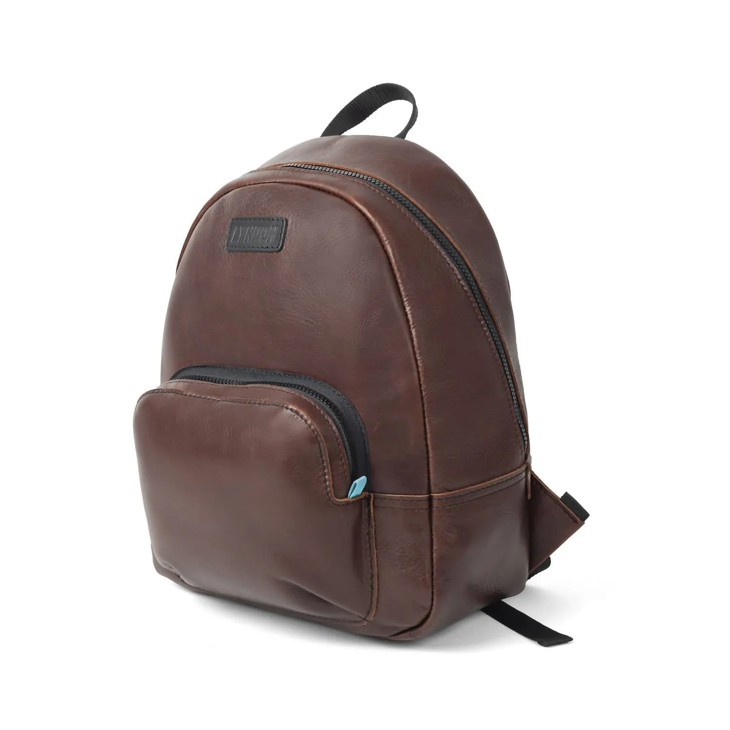 Women's Leather Backpack In Bourbon