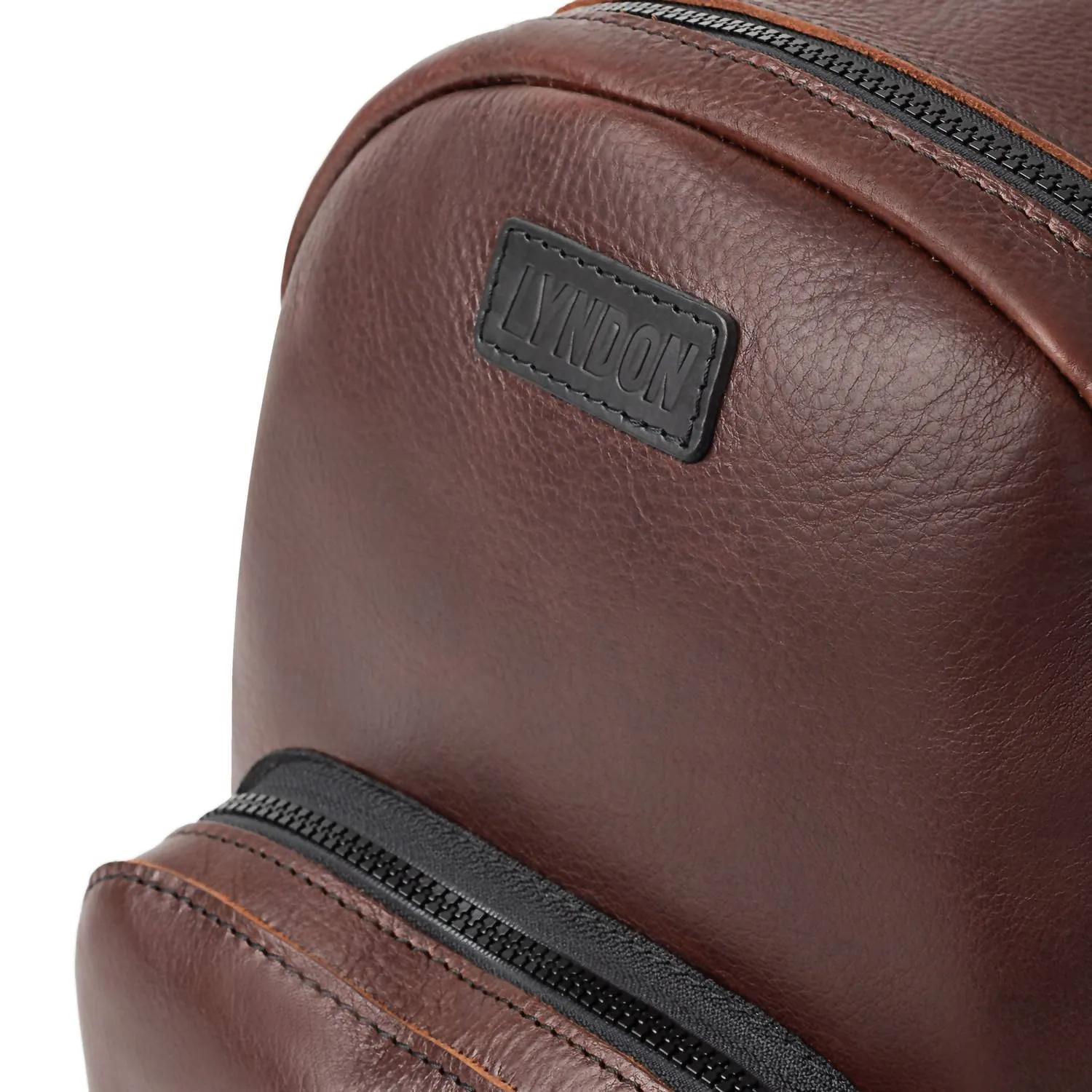 Women's Leather Backpack In Bourbon
