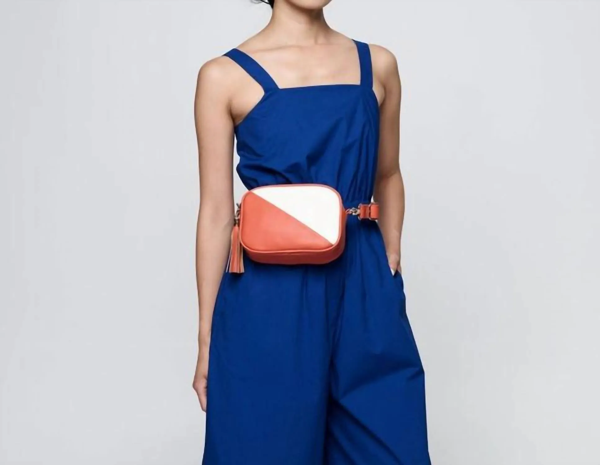 Women's Lucie Crossbody Bag In Orange/white
