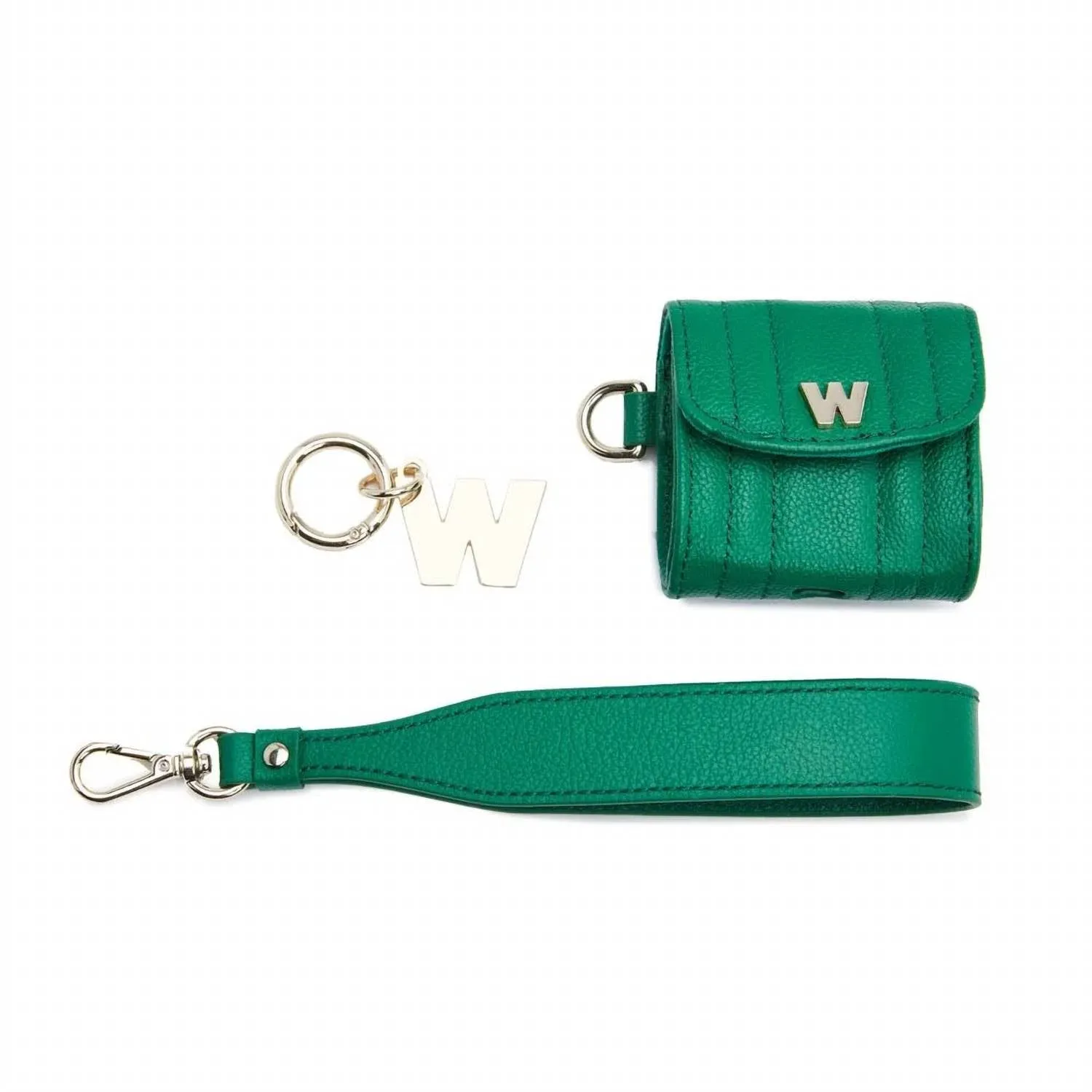 Women's Mimi Earpods Case With Wristlet In Forest