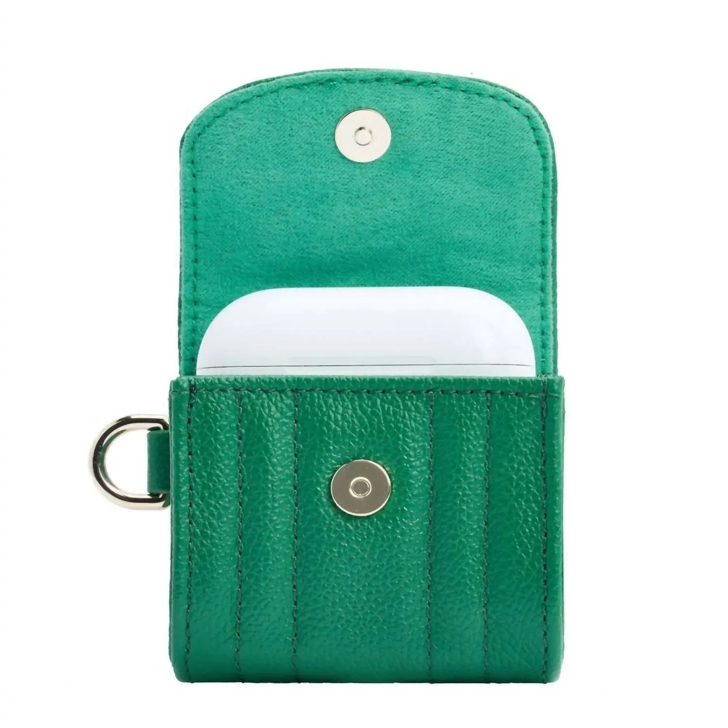 Women's Mimi Earpods Case With Wristlet In Forest