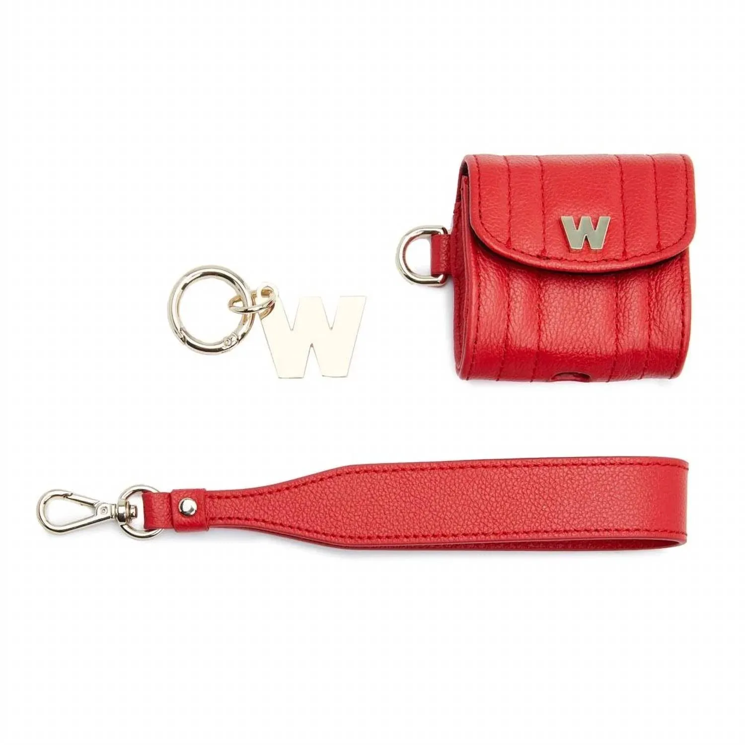 Women's Mimi Earpods Case With Wristlet In Red