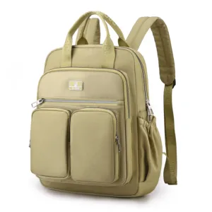Women's Multi-Pocket Waterproof Oxford Cloth Backpack