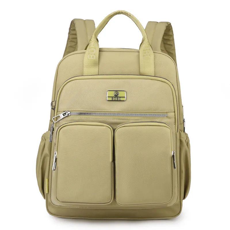 Women's Multi-Pocket Waterproof Oxford Cloth Backpack