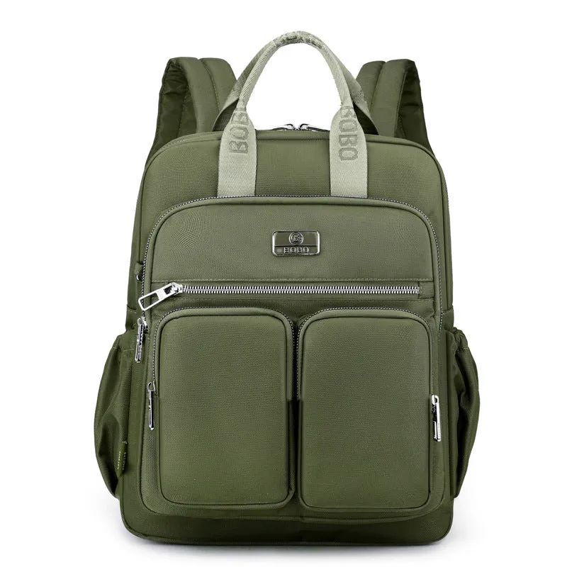 Women's Multi-Pocket Waterproof Oxford Cloth Backpack