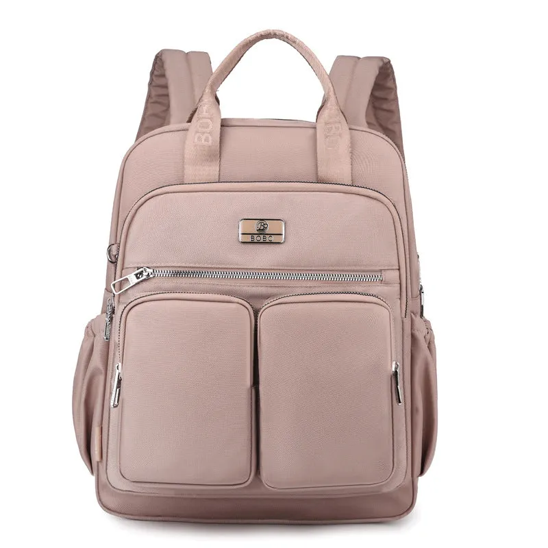 Women's Multi-Pocket Waterproof Oxford Cloth Backpack