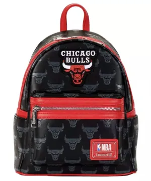 Women's Nba Chicago Bulls Debossed Backpack In Black