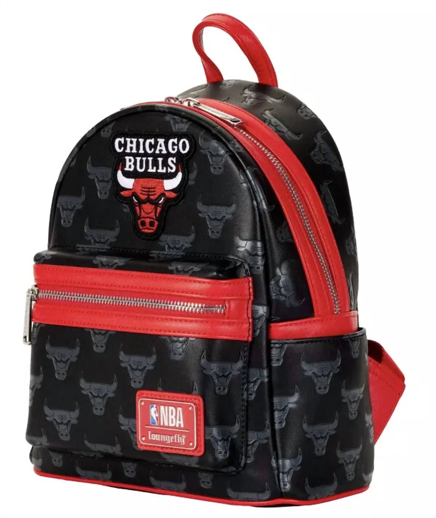 Women's Nba Chicago Bulls Debossed Backpack In Black