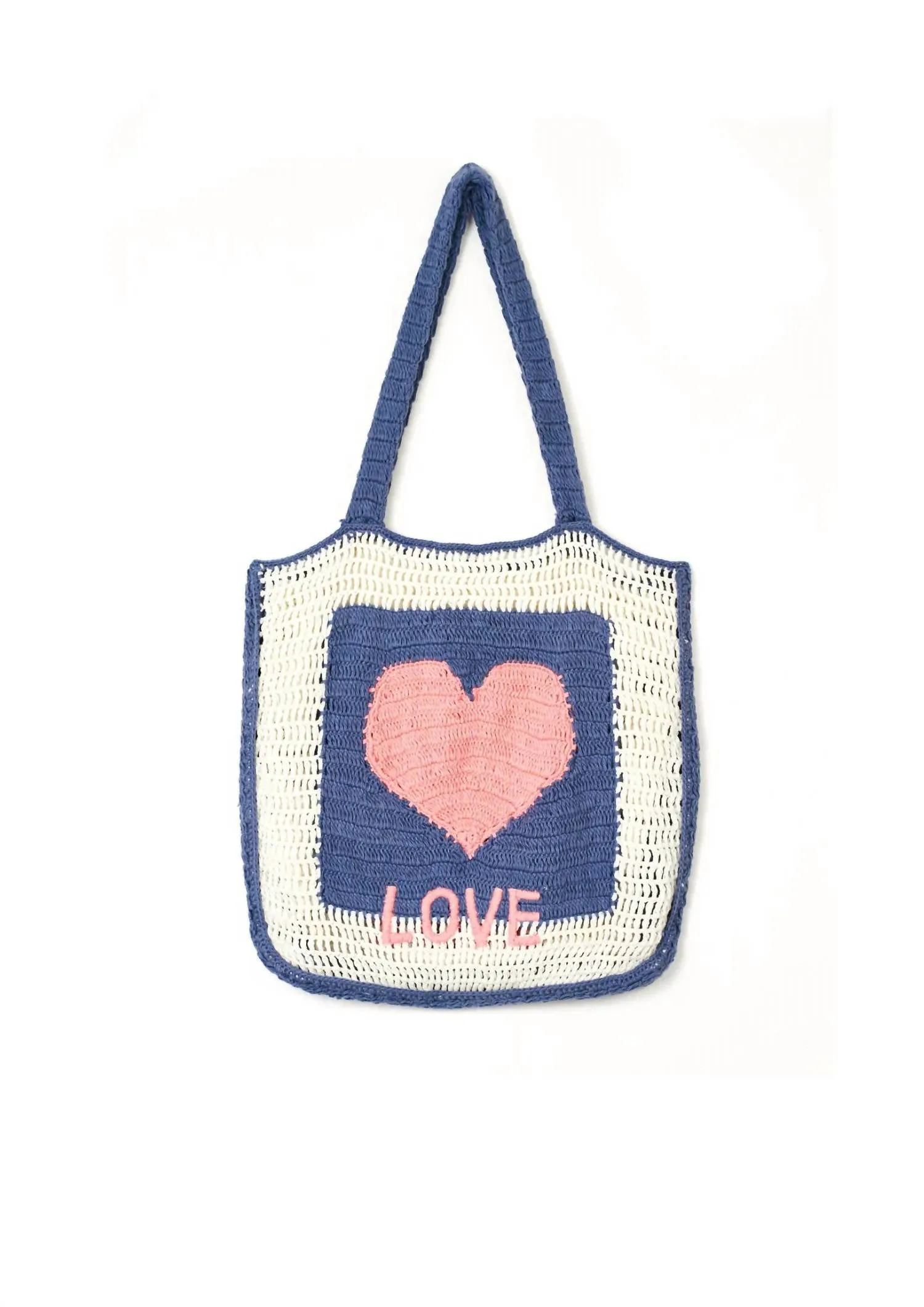 Women's Neve Crochet Tote Bag In Love