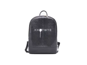 Women's Night Capsule Backpack Bag In Matte Black