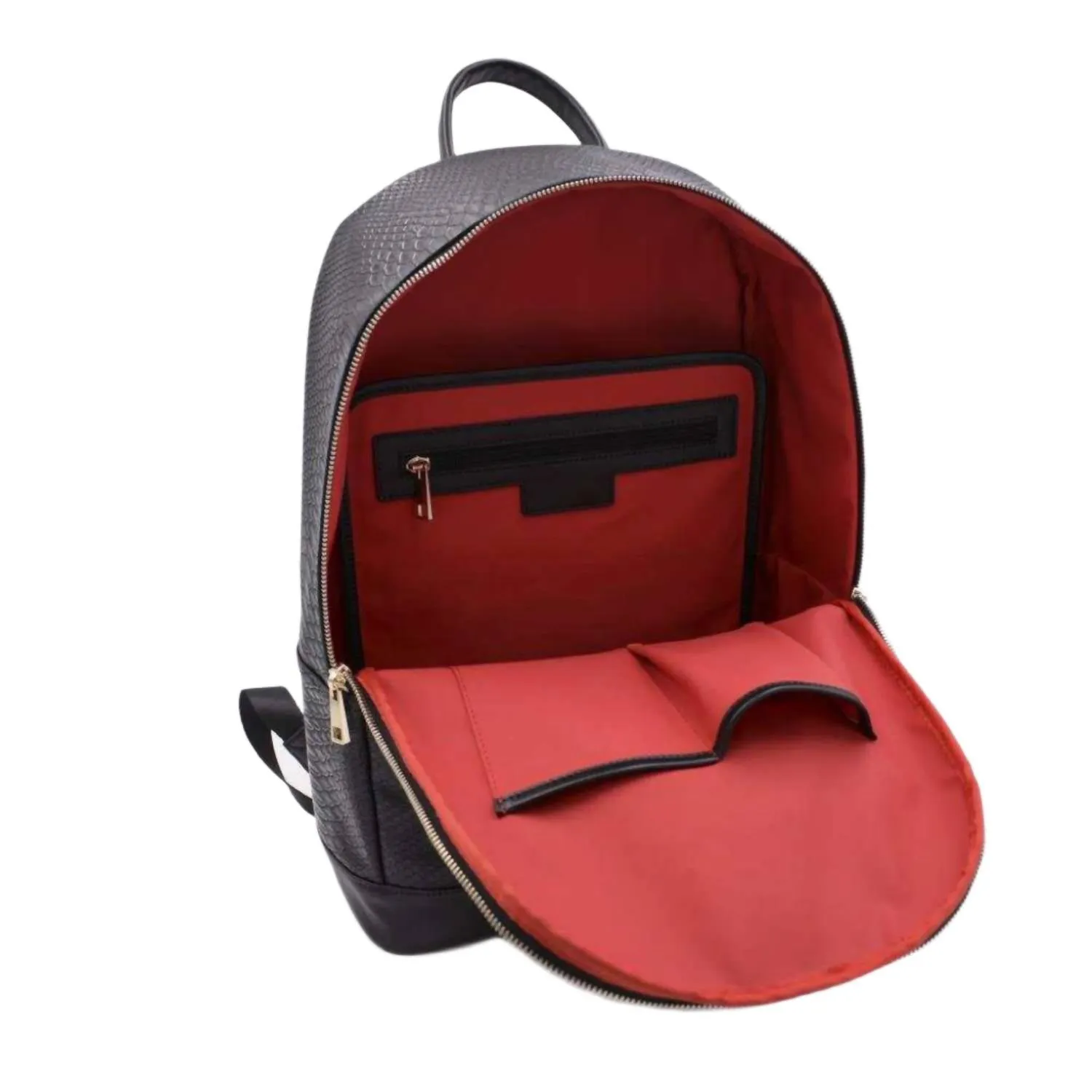 Women's Night Capsule Backpack Bag In Matte Black