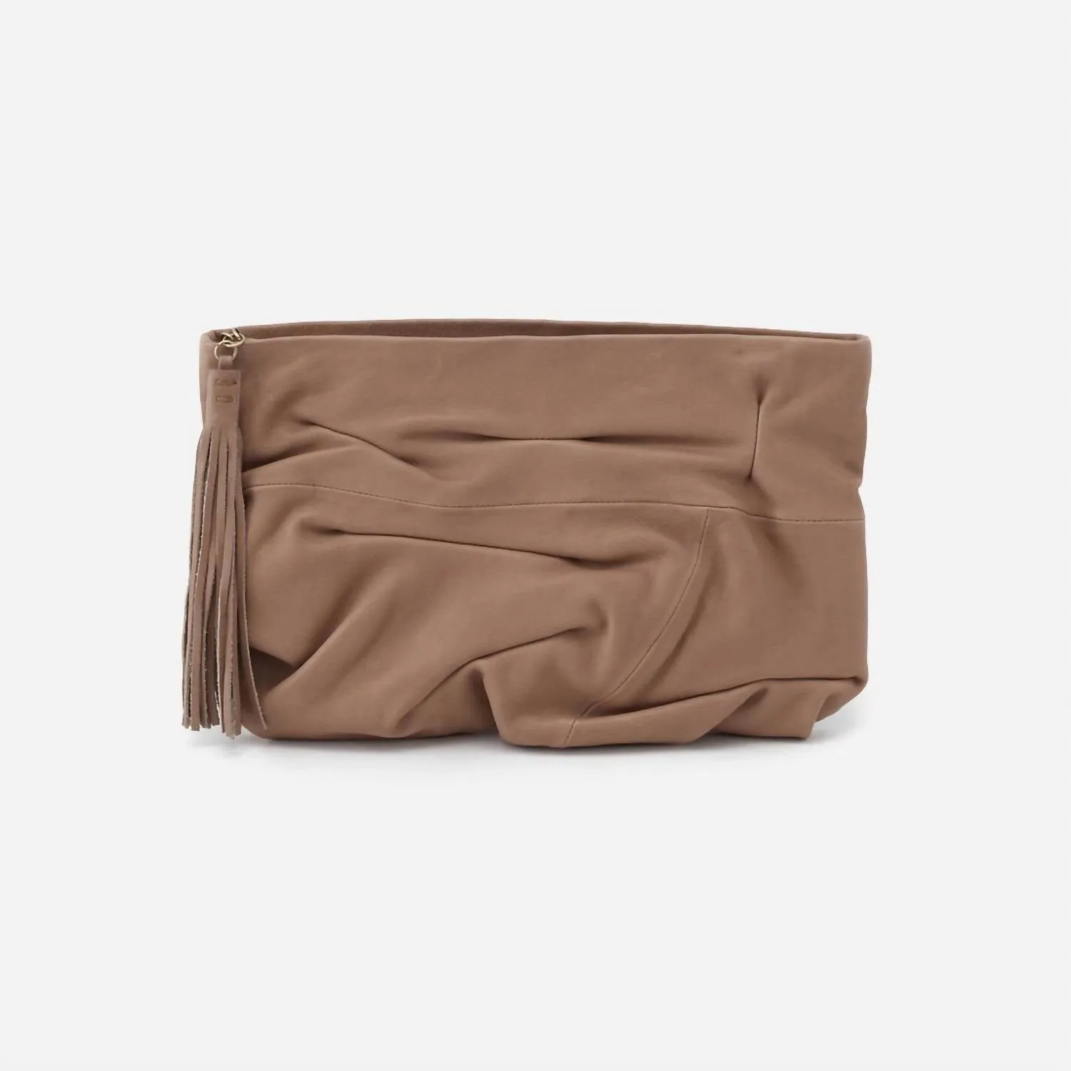 Women's Oversized Clutch Bag In Taupe