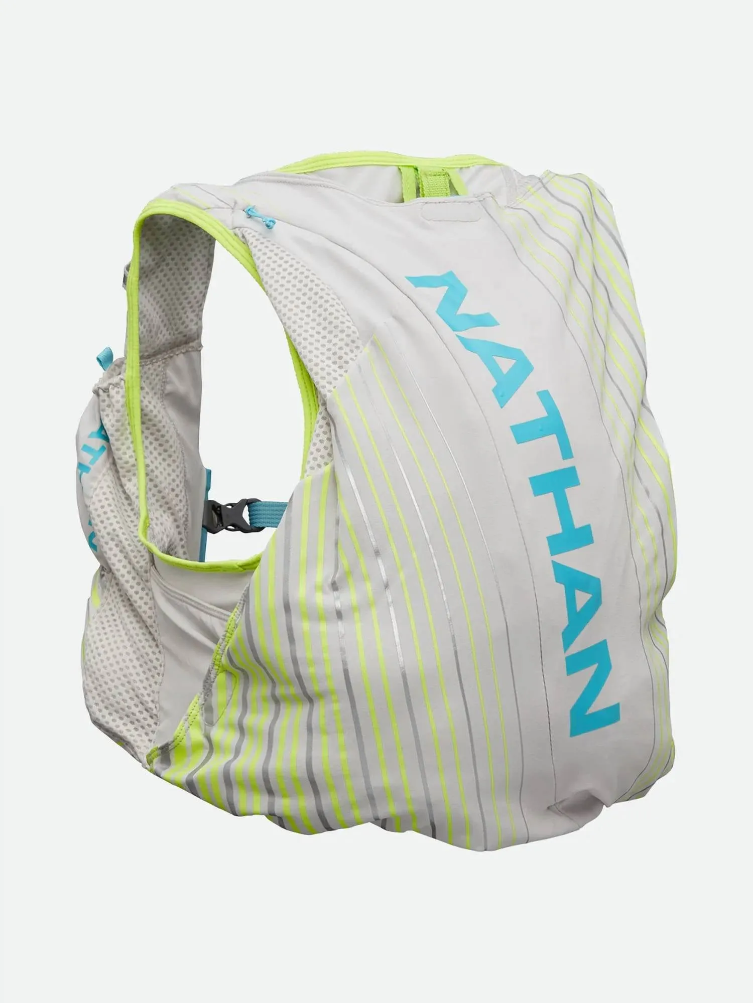 WomenS Pinnacle 12 Liter Hydration Race Vest In Vapor Grey/caribbean Blue