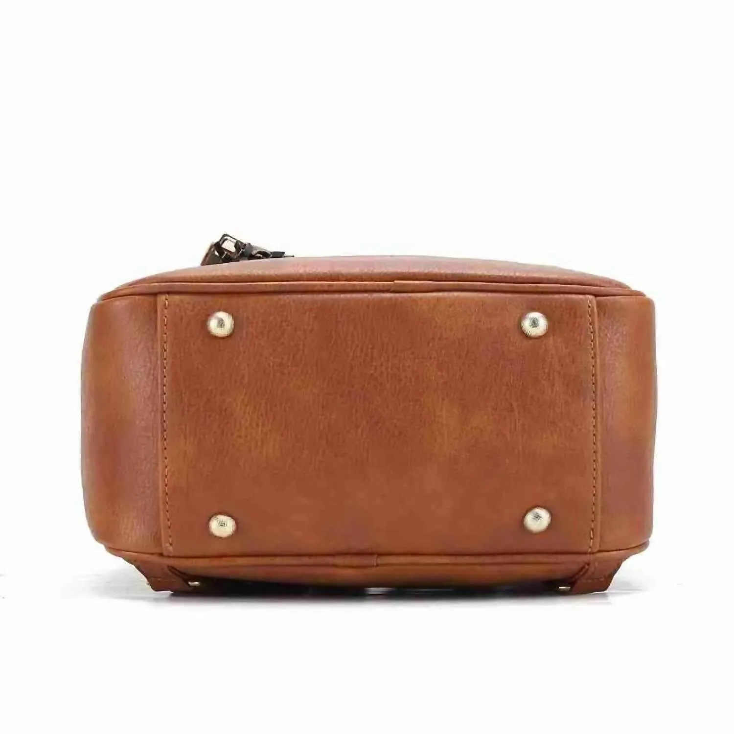 Women's Roxanne Vegan Leather Backpack Set Of 3 In Brown