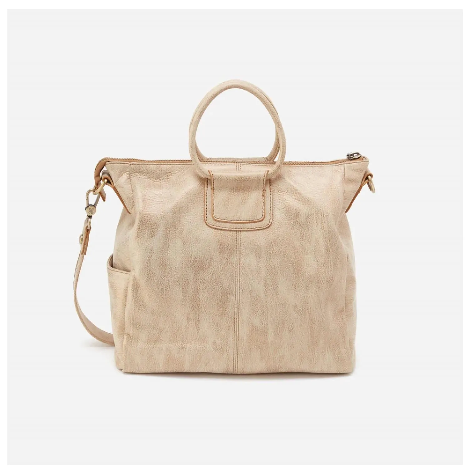 Women's Sheila Embroidered Large Satchel Bag In Gold