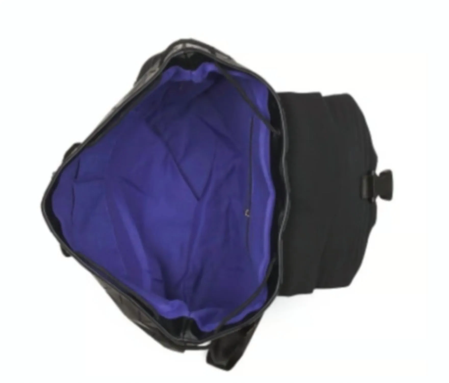 Women's Slanted Triangle Backpack In Matt Black