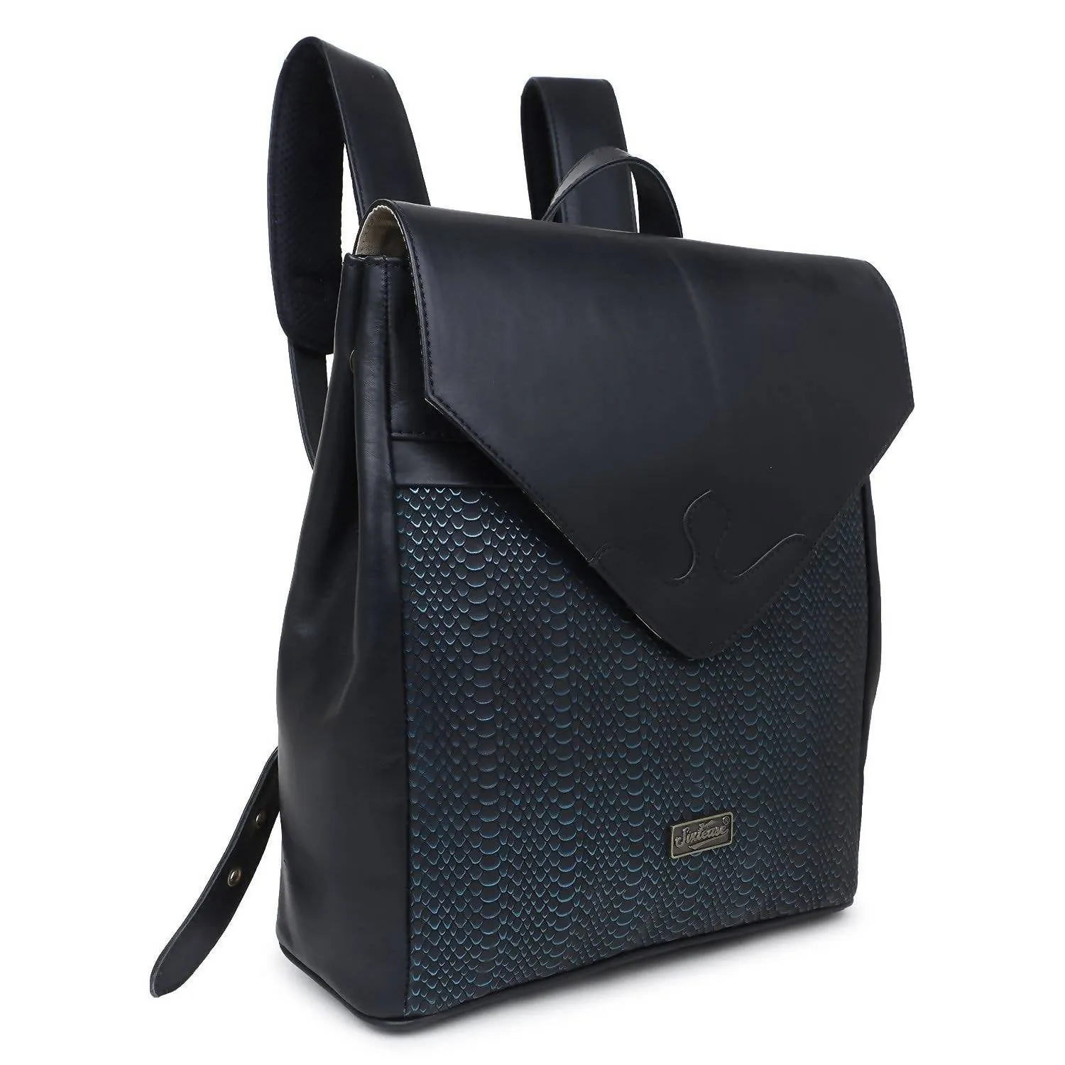Women's Snake Backpack In Black Snake