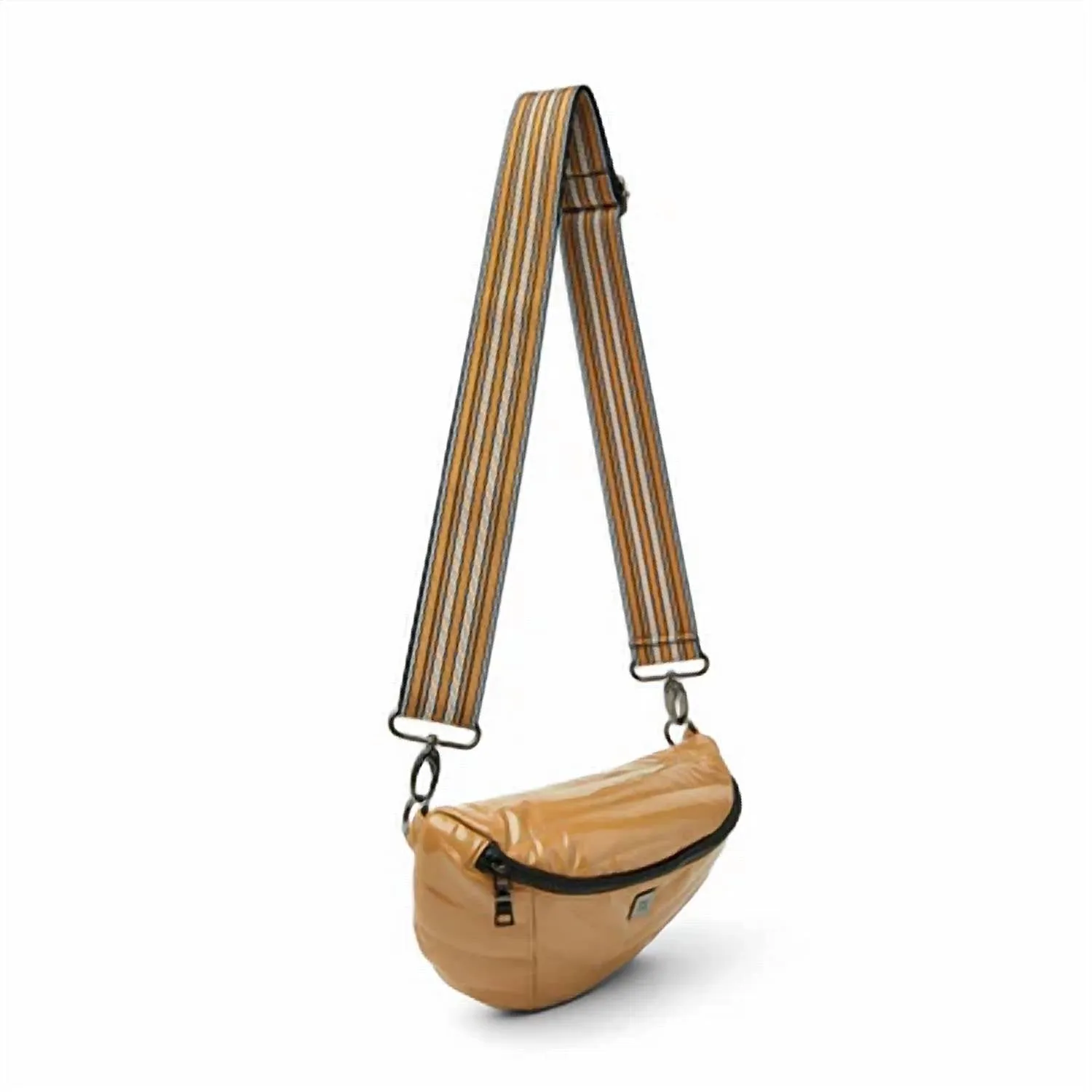 Women's The Little Runaway Bag In Camel Patent