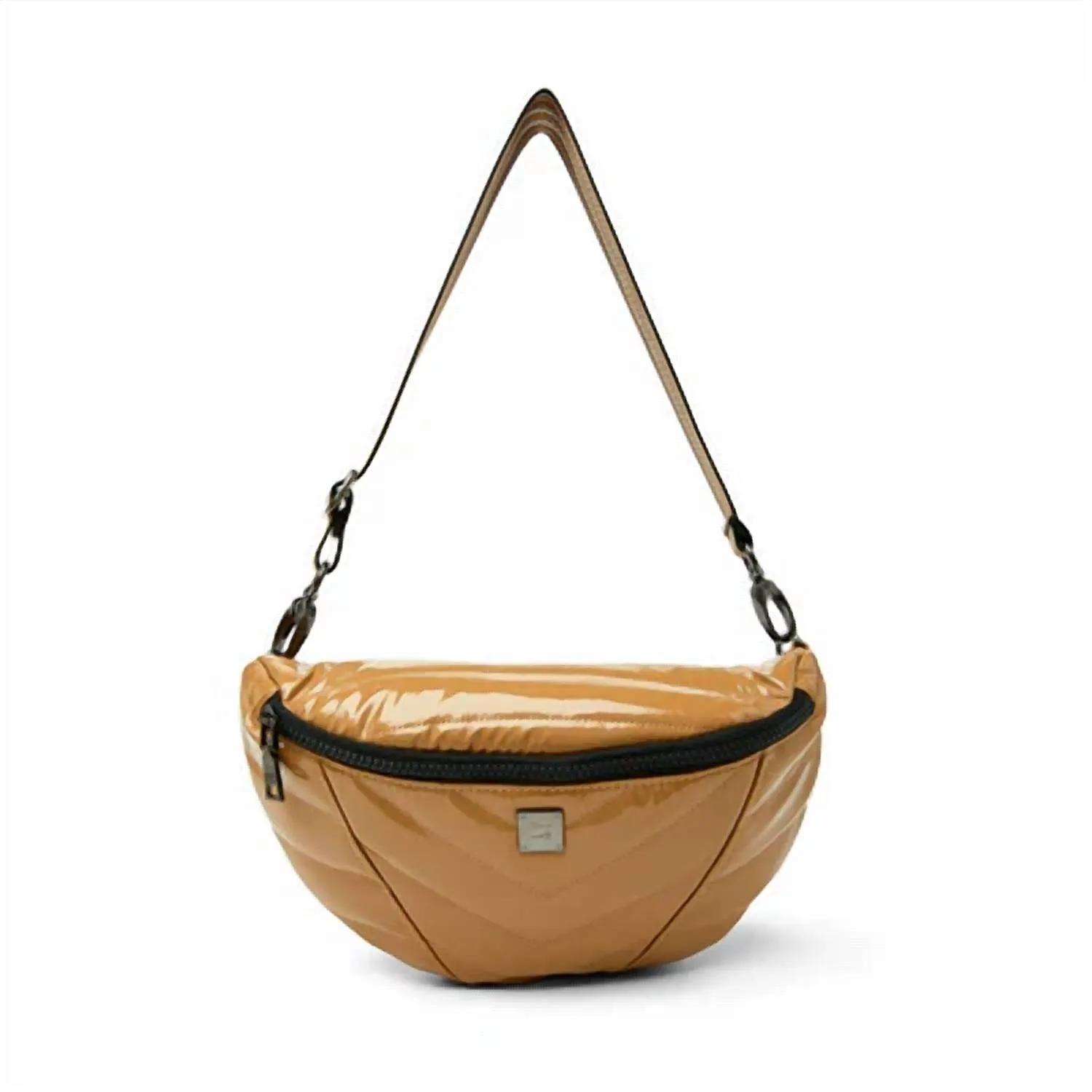 Women's The Little Runaway Bag In Camel Patent