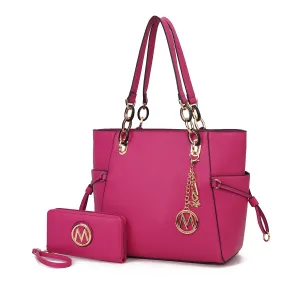 Yale Tote Women's Bag with Wallet Handbag Purse by Mia K