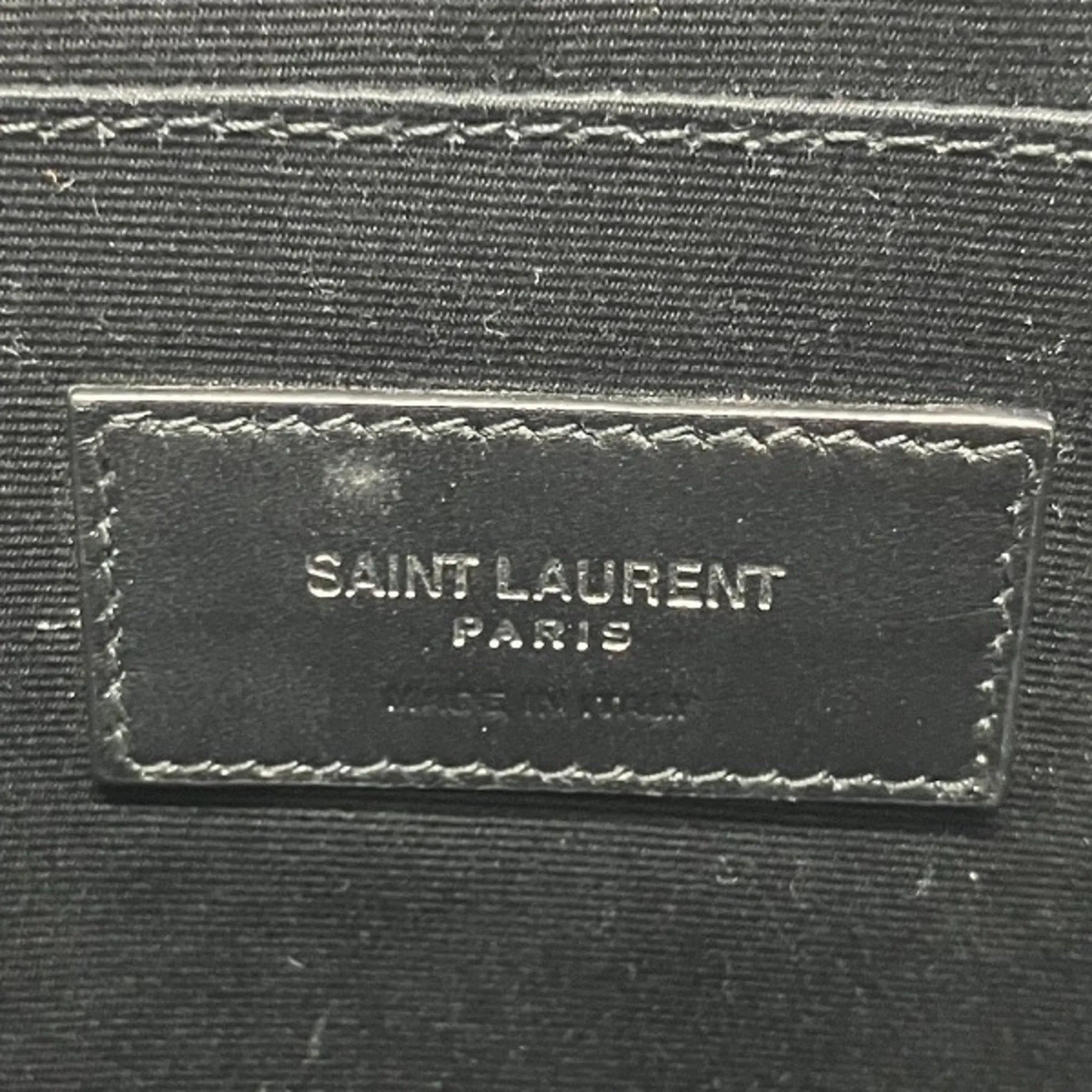 Yves Saint Laurent Leather Clutch Bag (Pre-Owned)