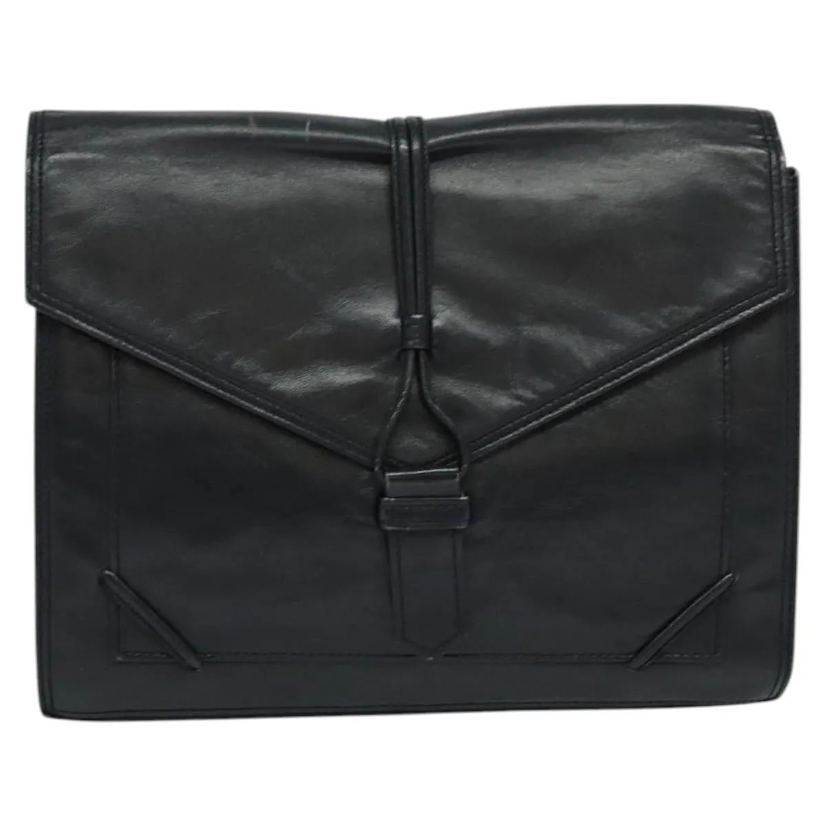 Yves Saint Laurent Leather Clutch Bag (Pre-Owned)