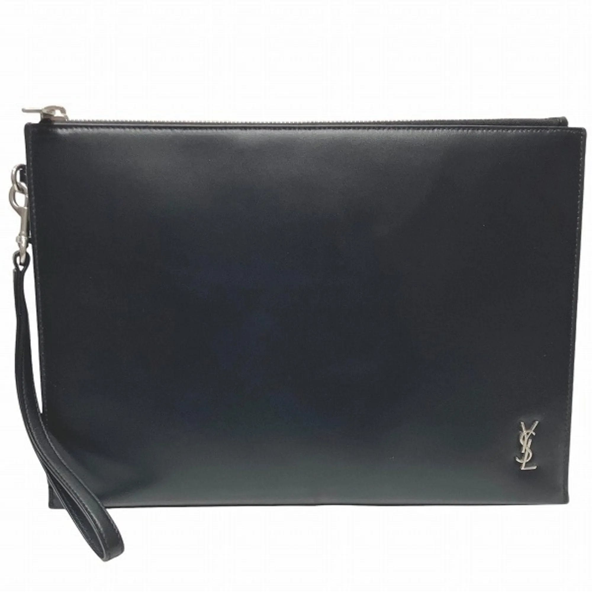 Yves Saint Laurent Leather Clutch Bag (Pre-Owned)