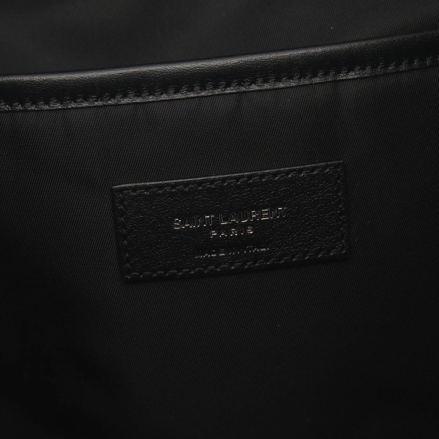 Yves Saint Laurent Nylon Leather Backpack