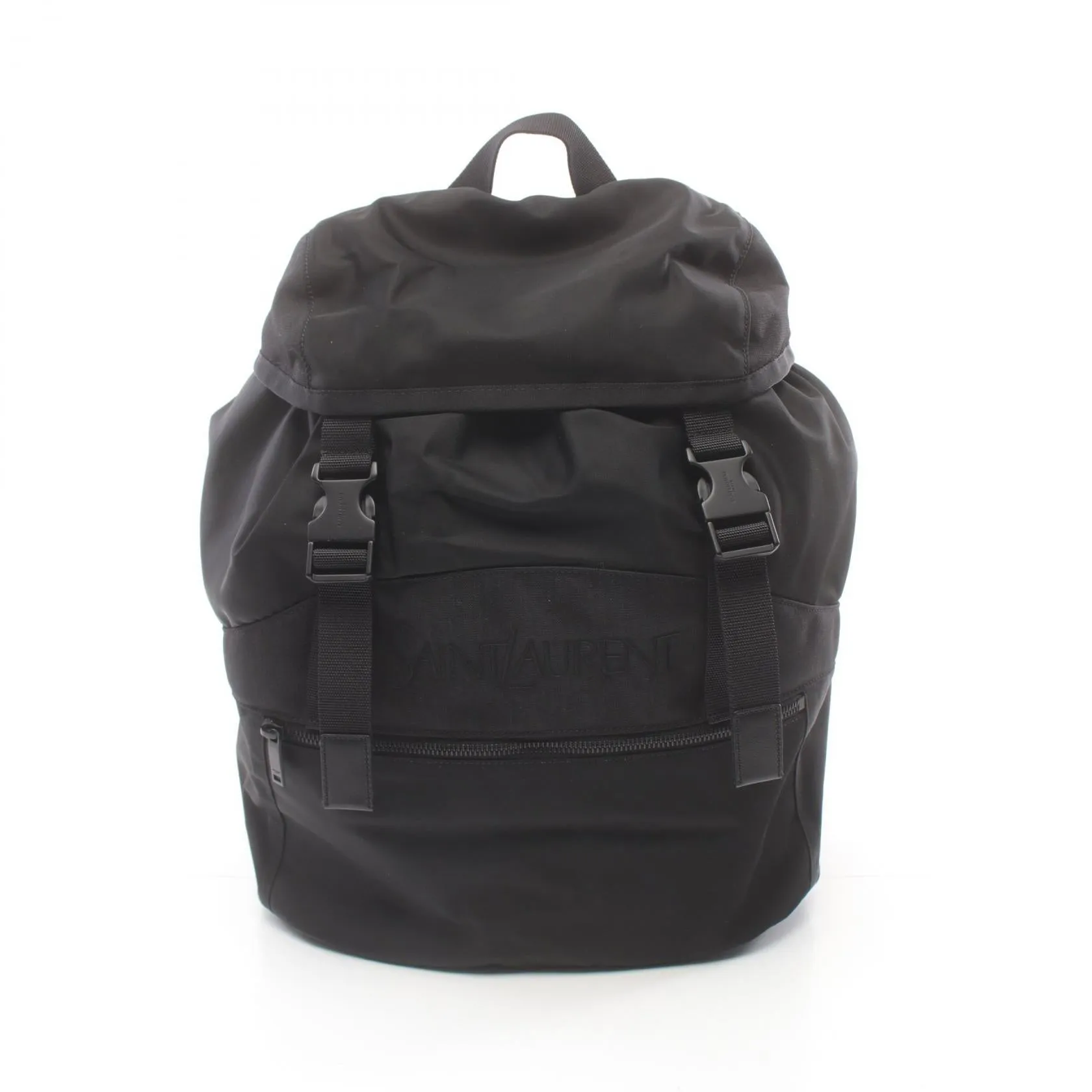 Yves Saint Laurent Nylon Leather Backpack