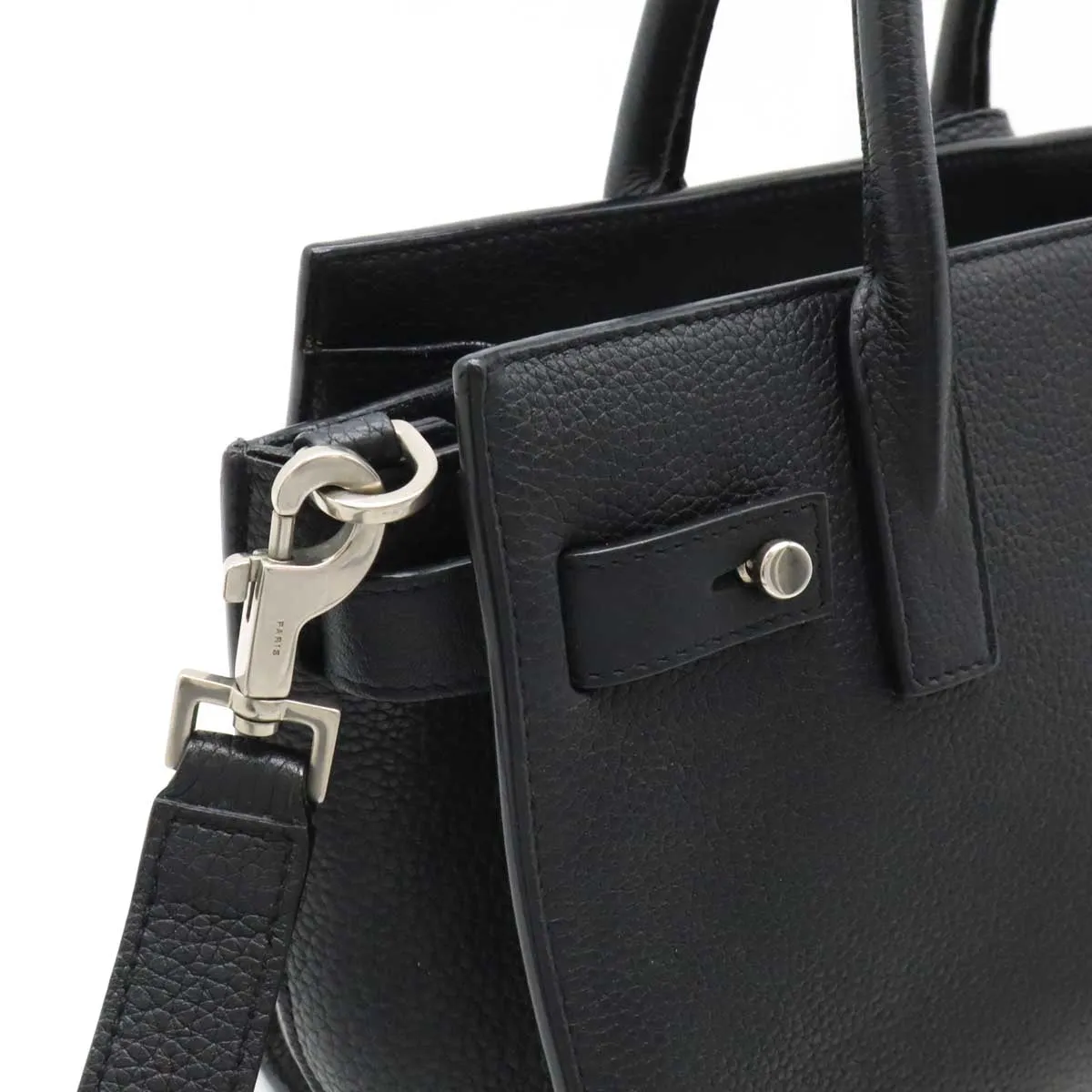 Yves Saint Laurent Sac de Jour Nano Leather Handbag